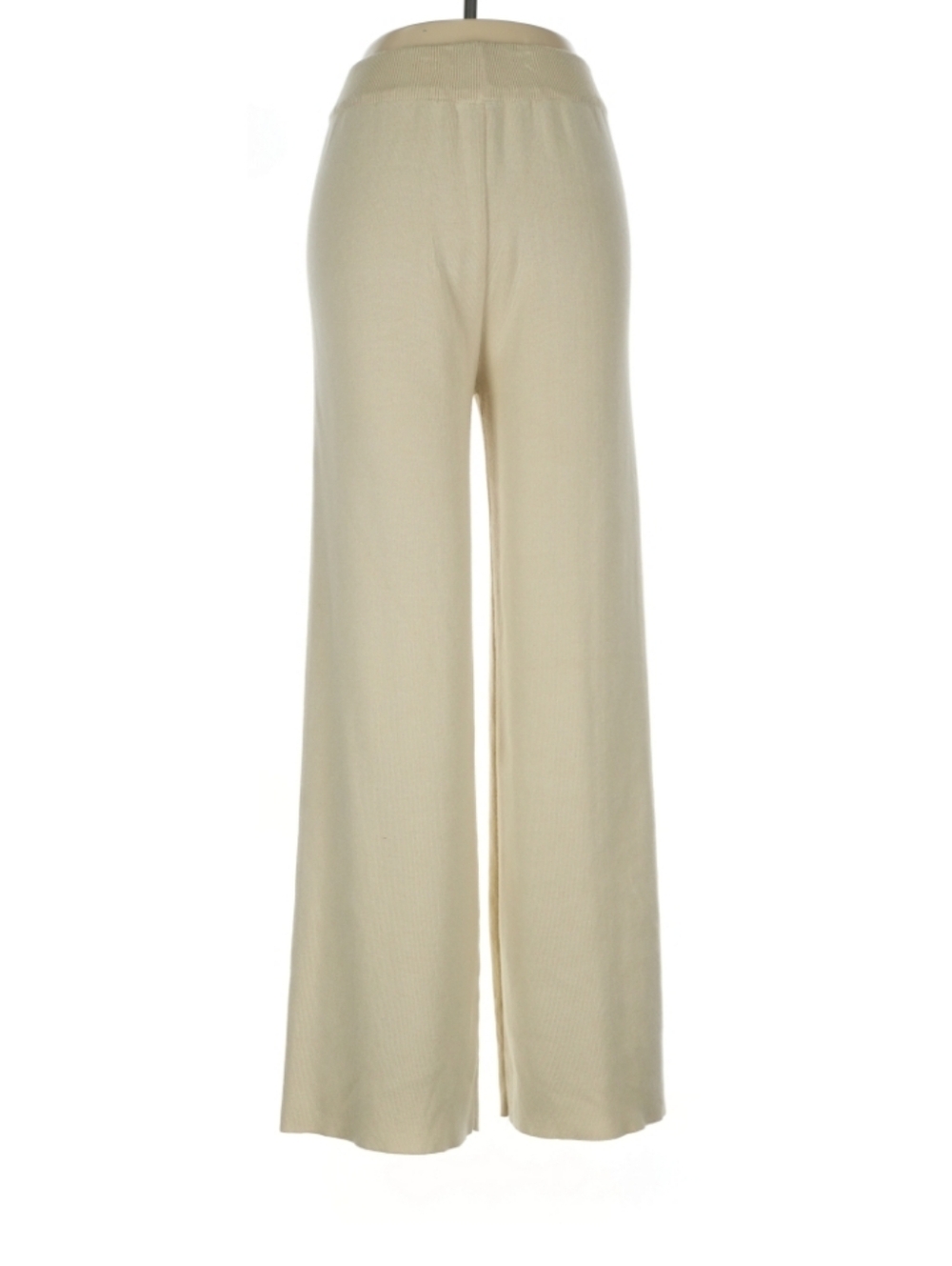 Katch Me Wide-Leg Cream Knit Pants One Size Palazzo Womens